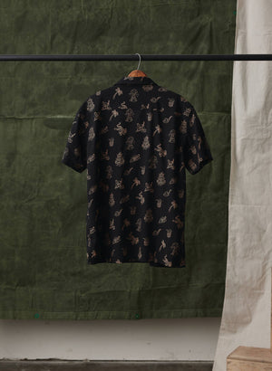 Pyknic - Spicy Noods Casual Button Down Shirt UNISEX