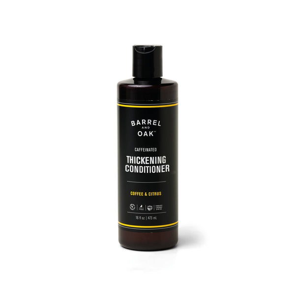 Caffeinated Thickening Conditioner - Coffee & Citrus, 16 oz - Barrel & Oak - Bawston & Tucker - 