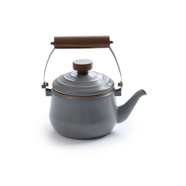 Campfire Enamel Teapot - Walnut - B&T Home Goods - Bawston & Tucker - Mugs