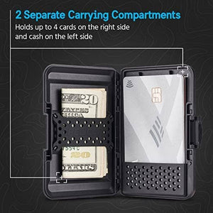 Case-Mate - Pelican Protector Black MagSafe Wallet - Bawston & Tucker -