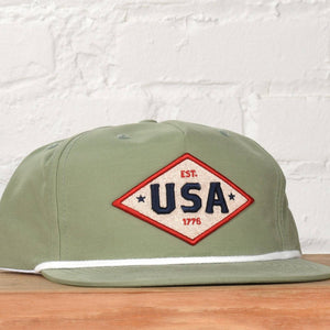 Classic State - Patriot Performance Rope Snapback - Bawston & Tucker - 