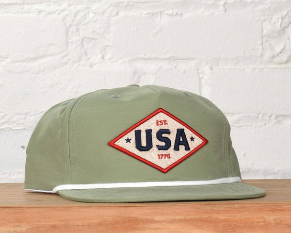 Classic State - Patriot Performance Rope Snapback - Bawston & Tucker - 