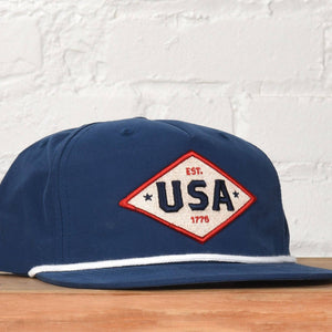 Classic State - Patriot Performance Rope Snapback - Bawston & Tucker - 