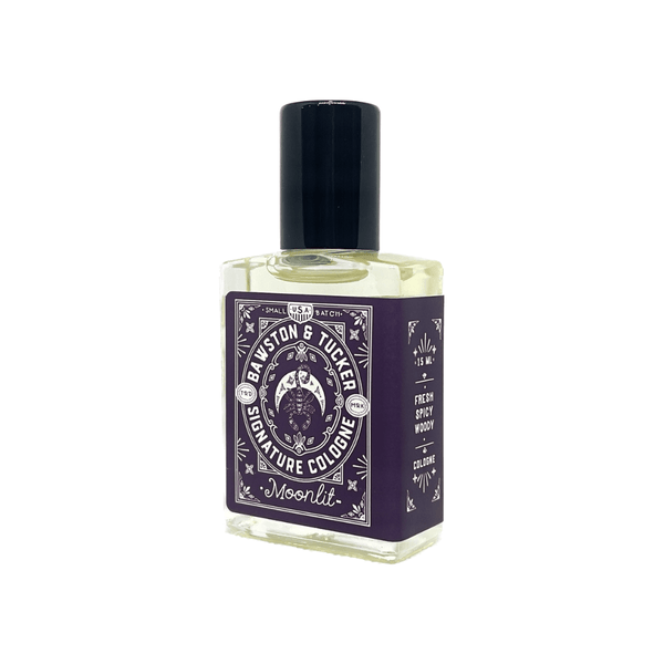Cologne Oil - Moonlit Signature Fragrance - Roll - on Cologne - 15 ML - Bawston & Tucker - Cologne