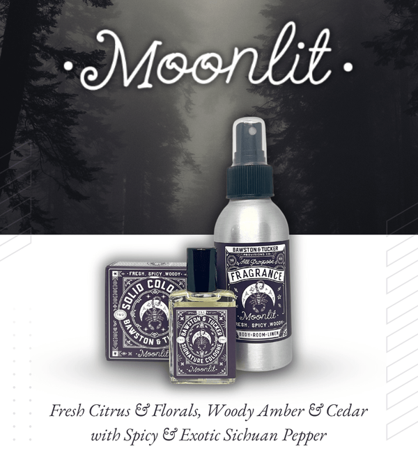 Cologne Oil - Moonlit Signature Fragrance - Roll - on Cologne - 15 ML - Bawston & Tucker - Cologne