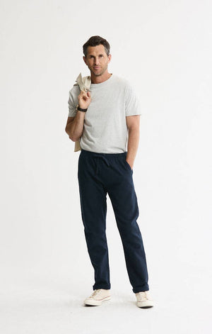 Cotton Twill Drawstring Pants - JACHS NY - Bawston & Tucker -