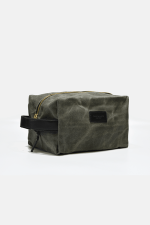 Curated Basics - Waxed Canvas Toiletry Bag 2.0 - Bawston & Tucker - 