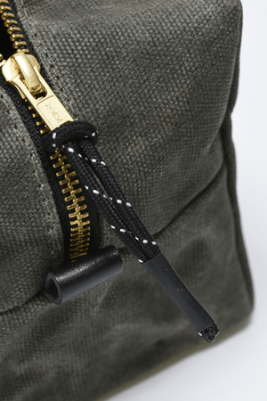 Curated Basics - Waxed Canvas Toiletry Bag 2.0 - Bawston & Tucker - 