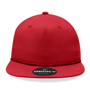 The Park Wholesale - Decky 6032 - Classic Rope Cap, 5 Panel Flat Bill Hat, Snapback