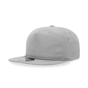 The Park Wholesale - Decky 6032 - Classic Rope Cap, 5 Panel Flat Bill Hat, Snapback