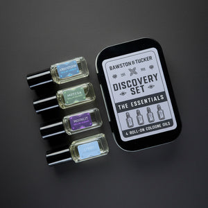 Discovery Sampler Set - Cologne Samples for Men 4 pack - Bawston & Tucker - Cologne