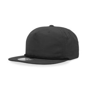 The Park Wholesale - Decky 6032 - Classic Rope Cap, 5 Panel Flat Bill Hat, Snapback