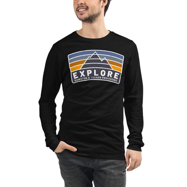 Explore Comfy & Soft Long Sleeve Tee - Bawston & Tucker - 