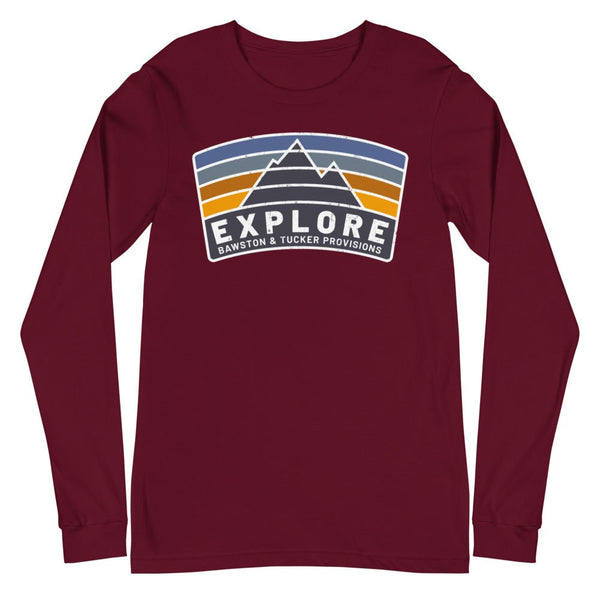 Explore Comfy & Soft Long Sleeve Tee - Bawston & Tucker - 