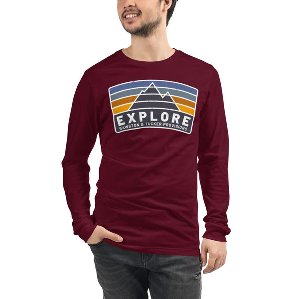 Explore Comfy & Soft Long Sleeve Tee - Bawston & Tucker - 