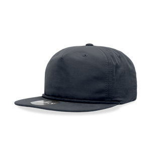 The Park Wholesale - Decky 6032 - Classic Rope Cap, 5 Panel Flat Bill Hat, Snapback