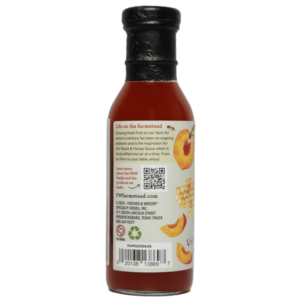 Fischer & Wieser - Hot Peach & Honey Sauce - Bawston & Tucker - 