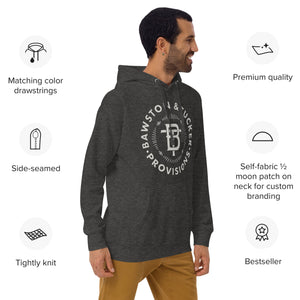 Flagship Logo Cozy Hoodie - Bawston & Tucker - 