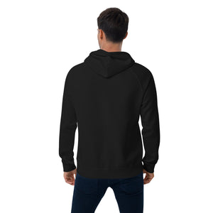 Flagship Logo - Unisex Eco Raglan Hoodie - Bawston & Tucker - 