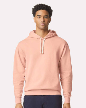 Garment-Dyed Lightweight Fleece Hooded Sweatshirt - Bawston & Tucker -