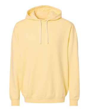 Garment-Dyed Lightweight Fleece Hooded Sweatshirt - Bawston & Tucker -