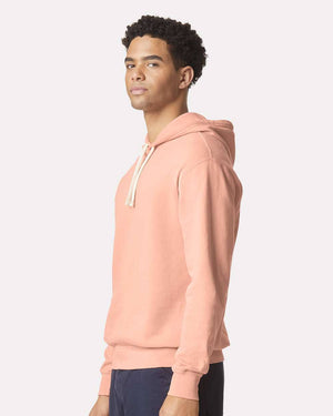 Garment-Dyed Lightweight Fleece Hooded Sweatshirt - Bawston & Tucker -