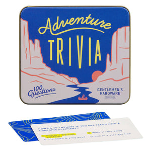 Gentlemen's Hardware - Adventure Trivia - 100 Card Game Set - Bawston & Tucker - 