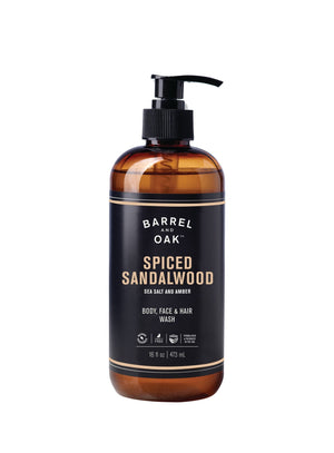 Gentlemen's Hardware - All - in - One Wash - Spiced Sandalwood 16 fl oz - Bawston & Tucker - 