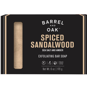 Gentlemen's Hardware - Exfoliating Bar Soap - Spiced Sandalwood 6 oz - Bawston & Tucker - 