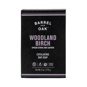 Gentlemen's Hardware - Exfoliating Bar Soap Woodland Birch - 6 Oz - Bawston & Tucker - 