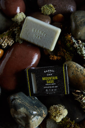 Gentlemen's Hardware - Exfoliating Soap Bar - Mountain Sage 6 oz - Bawston & Tucker - 