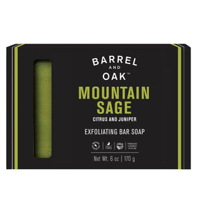 Gentlemen's Hardware - Exfoliating Soap Bar - Mountain Sage 6 oz - Bawston & Tucker - 