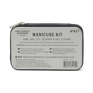 Gentlemen's Hardware - Nailed To Perfection Manicure Kit - Bawston & Tucker - 