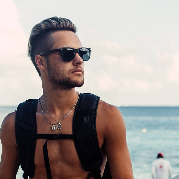GOWOOD - Ebony Wood Sunglasses with Black Polarized Lenses - Bawston & Tucker - 