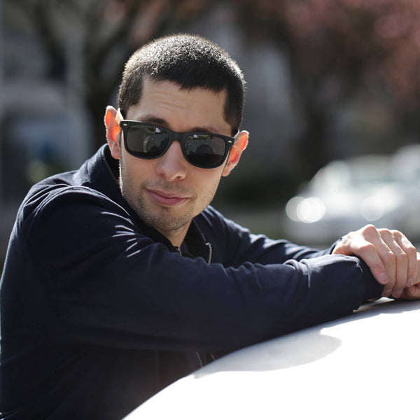 GOWOOD - Ebony Wood Sunglasses with Black Polarized Lenses - Bawston & Tucker - 