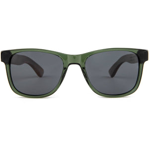 GOWOOD - Walnut Sunglasses Green Frame Black Polarized Lenses - Bawston & Tucker - 