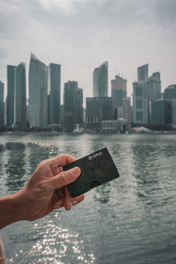 GRID Wallet - Grid Wallet // Forged Carbon - Bawston & Tucker - 