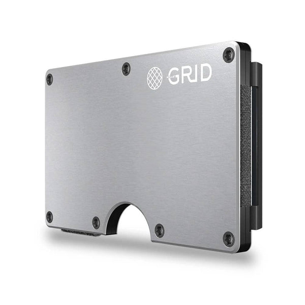 GRID Wallet - Grid Wallet // Silver Aluminum - Bawston & Tucker - 
