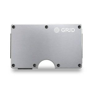 GRID Wallet - Grid Wallet // Silver Aluminum - Bawston & Tucker - 