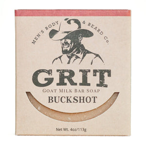 GRIT Soap Supply - Buckshot Goat Milk Bar Soap - Bawston & Tucker - 