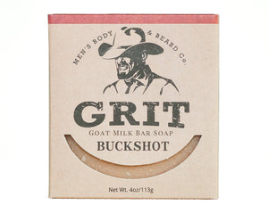GRIT Soap Supply - Buckshot Goat Milk Bar Soap - Bawston & Tucker - 