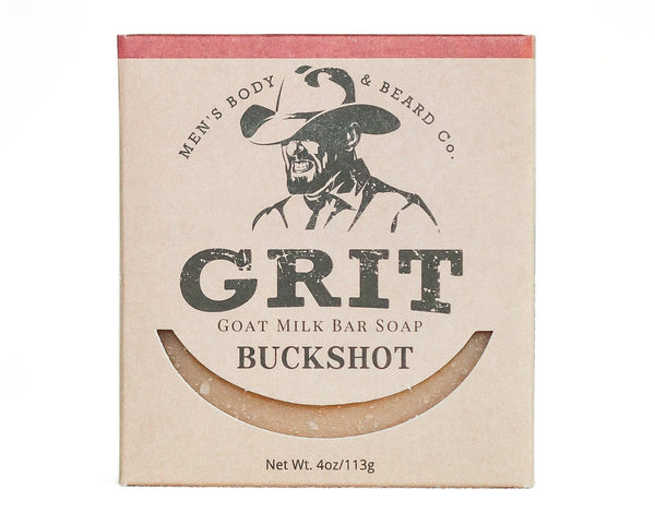 GRIT Soap Supply - Buckshot Goat Milk Bar Soap - Bawston & Tucker - 