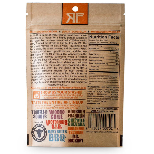 Habanero Escobar Beef Jerky - B&T Pantry - Bawston & Tucker - 