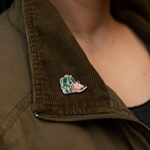 Happily Plants - Adventure Hiking Boot Pin Outdoors Camping & Wildernes Gifts - Bawston & Tucker - 