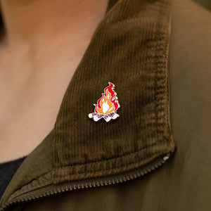 Happily Plants - Campfire Pin – Outdoors & Camping Gifts - Bawston & Tucker - 