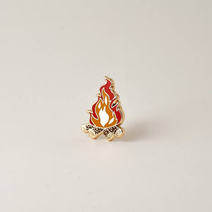 Happily Plants - Campfire Pin – Outdoors & Camping Gifts - Bawston & Tucker - 