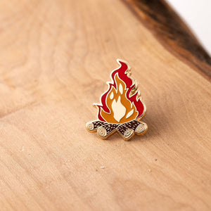 Happily Plants - Campfire Pin – Outdoors & Camping Gifts - Bawston & Tucker - 