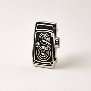Happily Plants - Vintage Camera Pin, Twin Lens Reflex Camera Film Photography - Bawston & Tucker - 