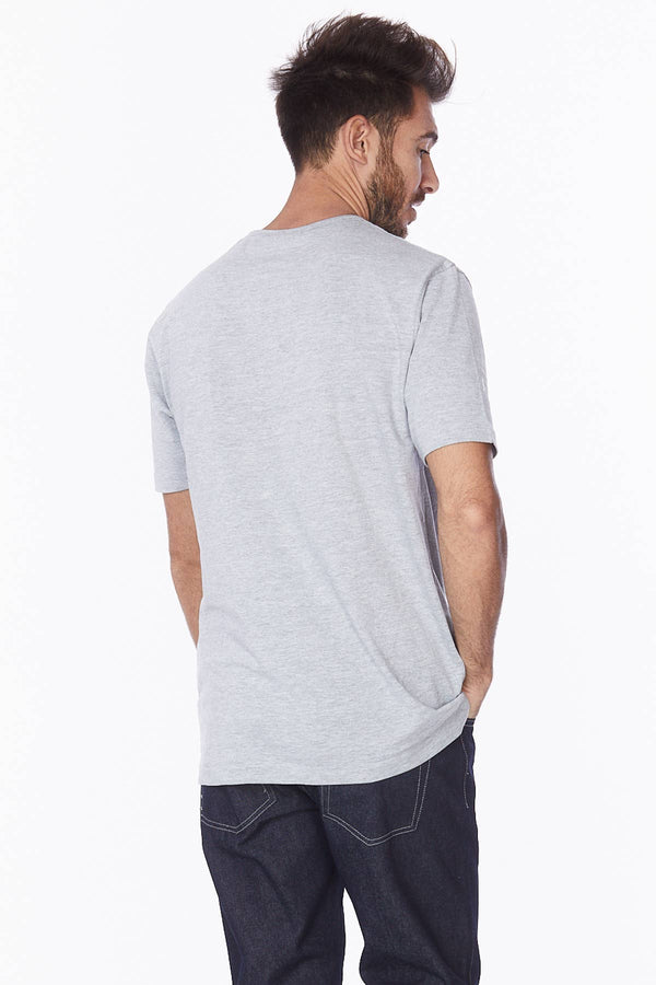 Hawk's Bay - Men's Henley Short Sleeve Cotton T-Shirt - Bawston & Tucker - 