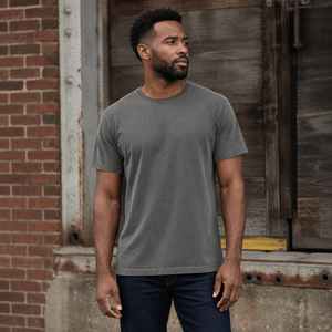 Heavyweight Garment-Dye Soft Tee - Bawston & Tucker -
